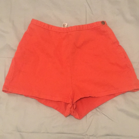 Denim light orange shorts from American Apparel - Picture 1 of 8
